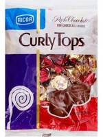 Ricoa Ricoa Curly Tops Milk Chocolate 150 gr