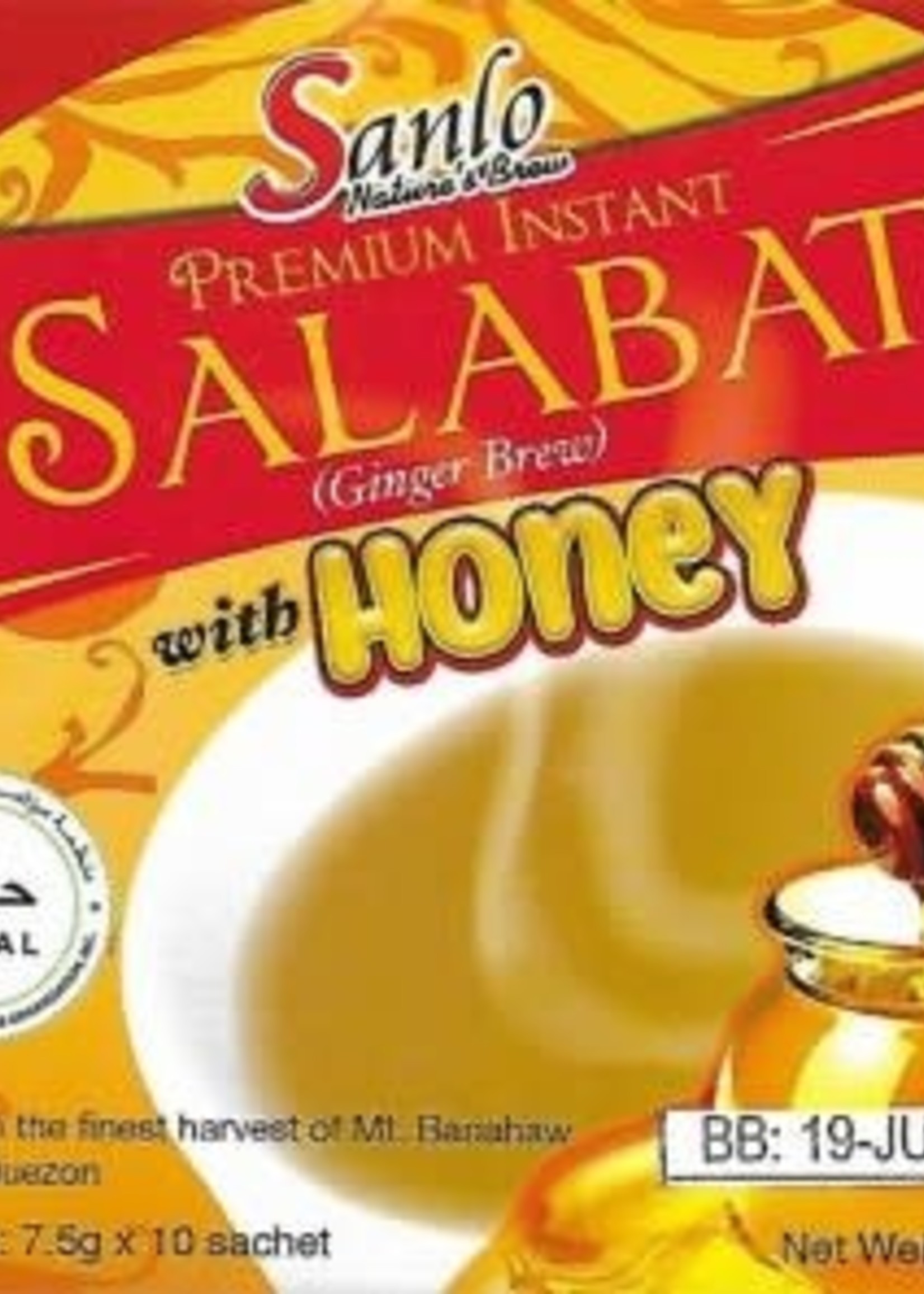 Sanlo Premium Instant Salabat met Honing 75 gr Sanlo