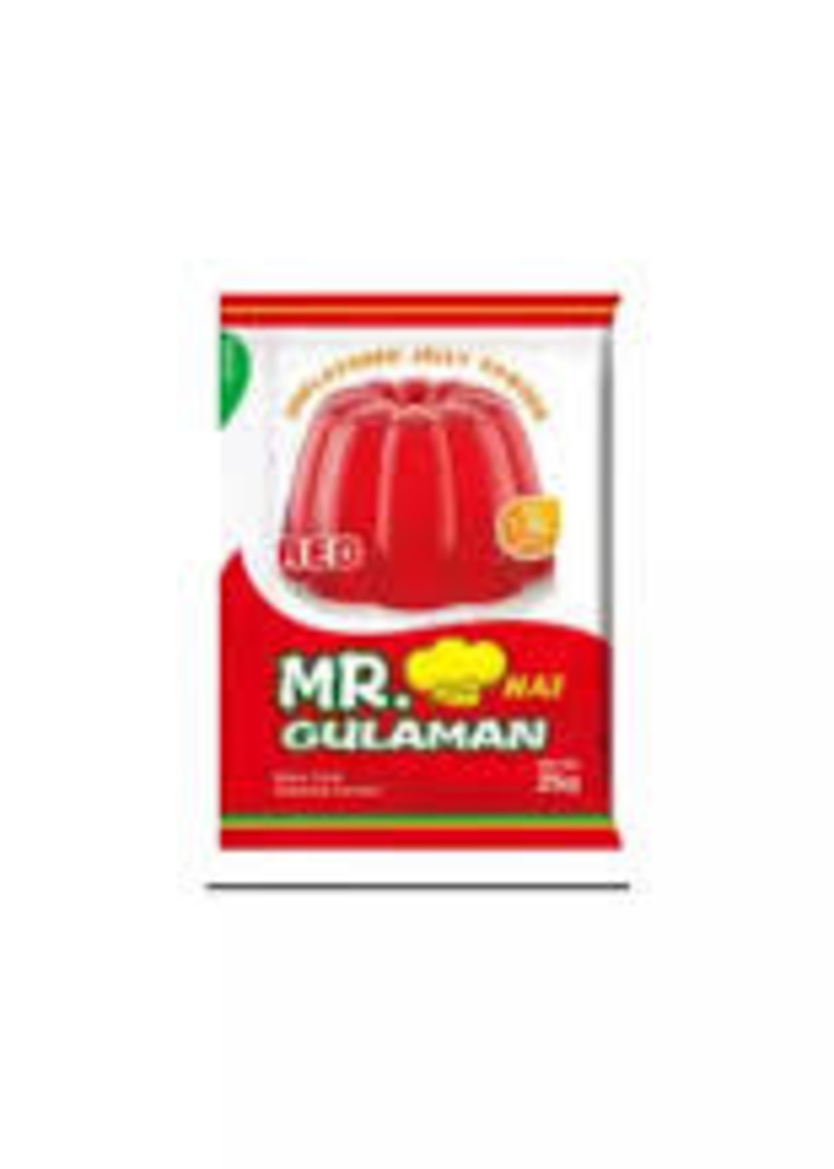 Mr Gulaman Mr Hat Gulaman Jelly Powder Red 25g