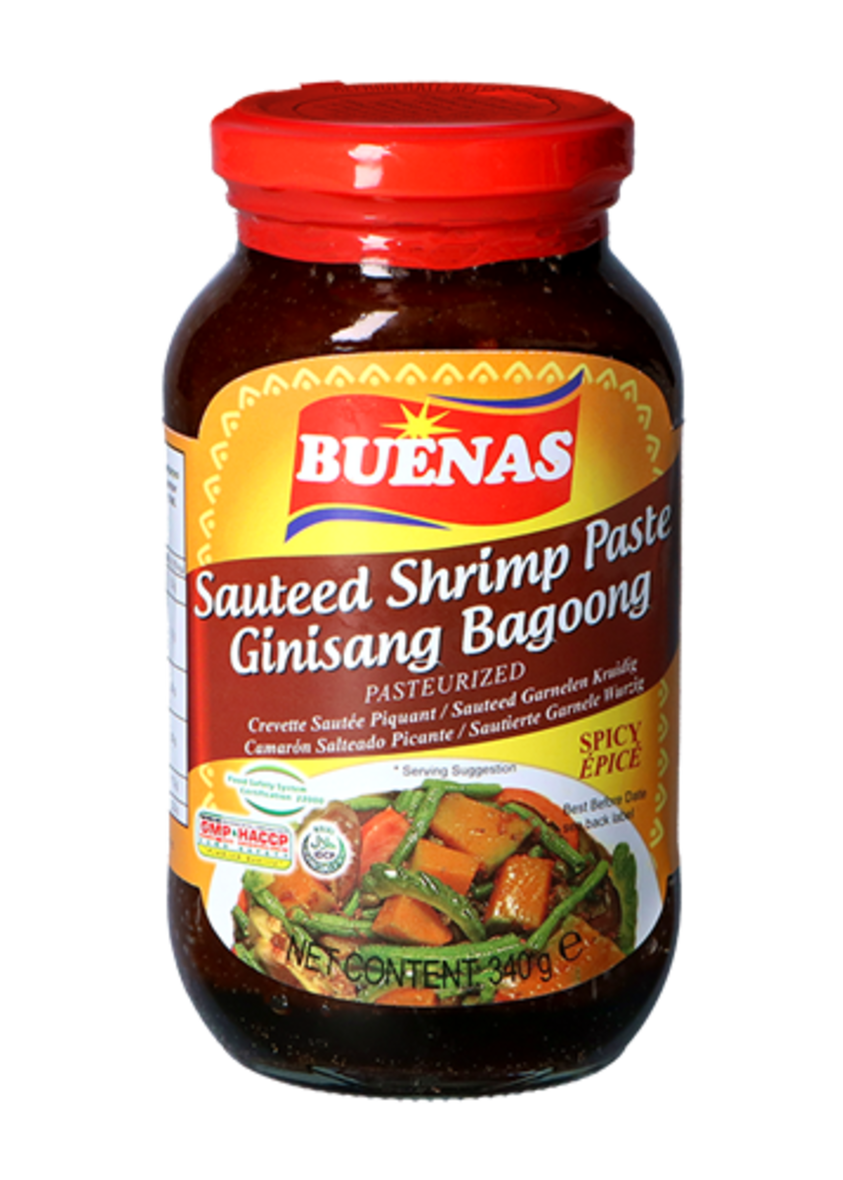 Buenas Buenas Sauteed Shrimp Fry Spicy(bagoong-guisado-spicy)  340g