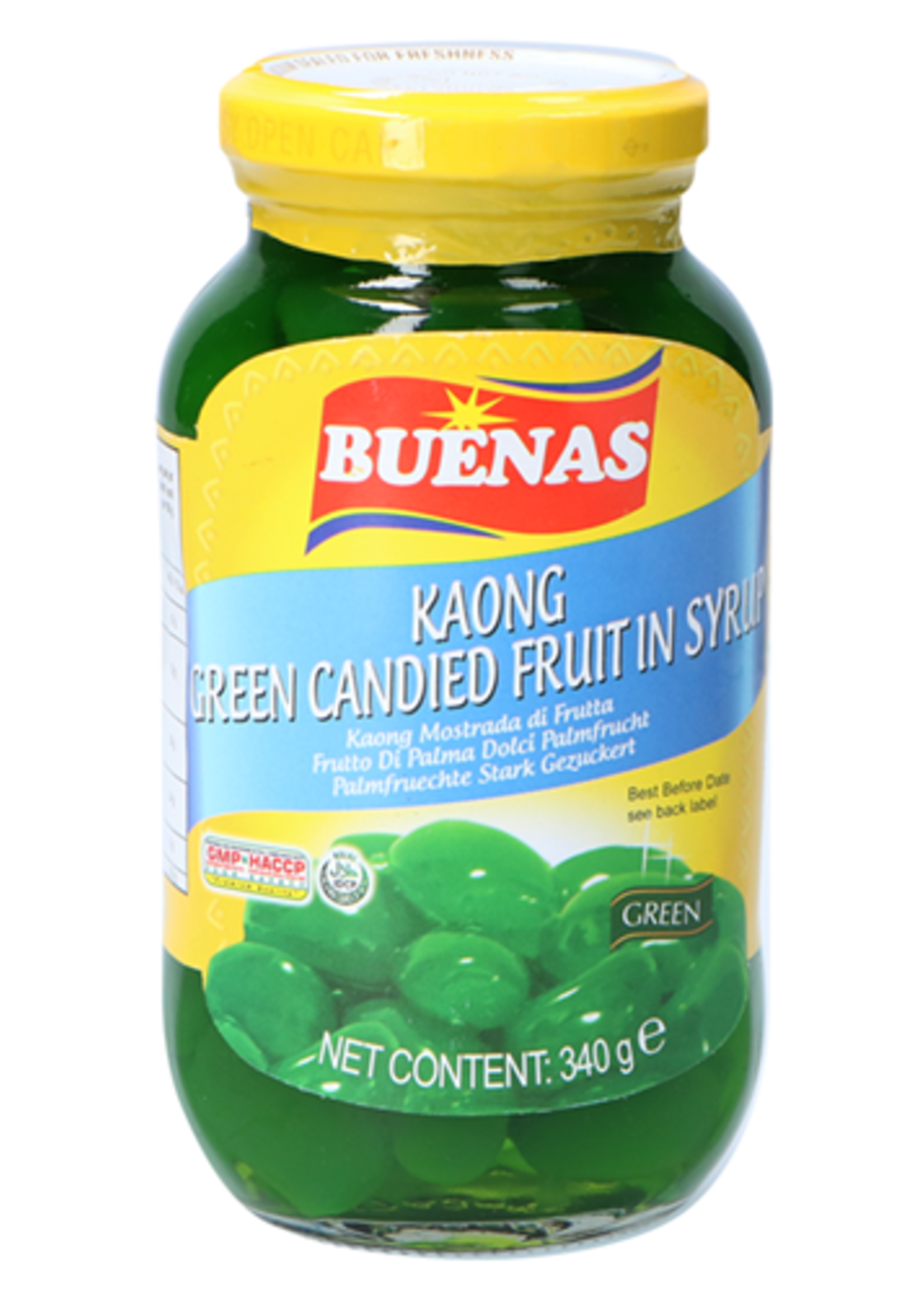 Buenas Buenas Kaong Green Candied Fruit in Syrup