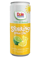 Dole Dole Sparkling Fruit Drink Lemon Lime 240ml