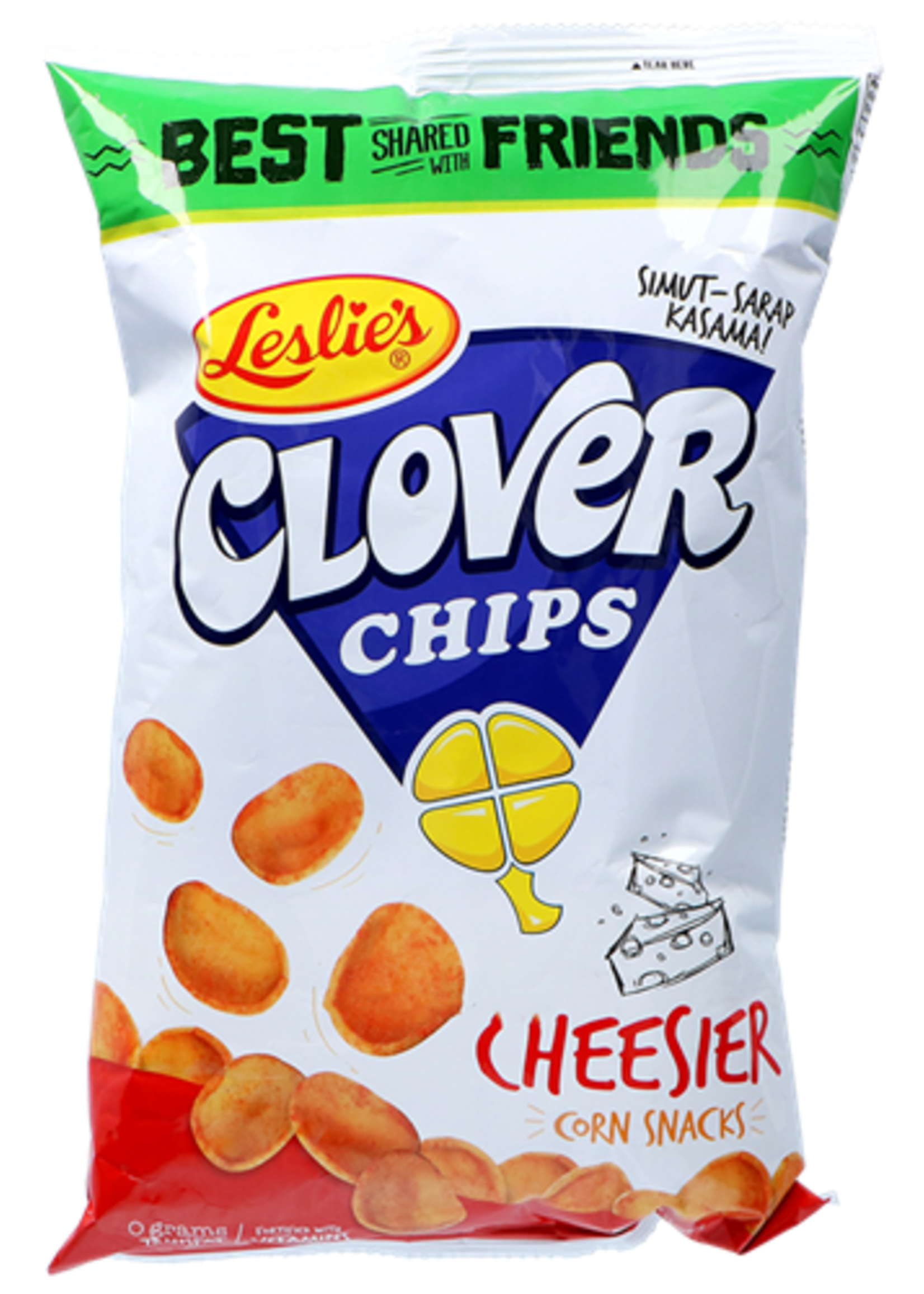 Leslie's Leslie's Clover Chips Cheese 85 gr