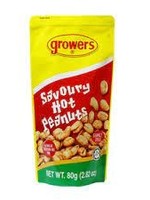 Growers Growers Peanuts Savory Hot 80g