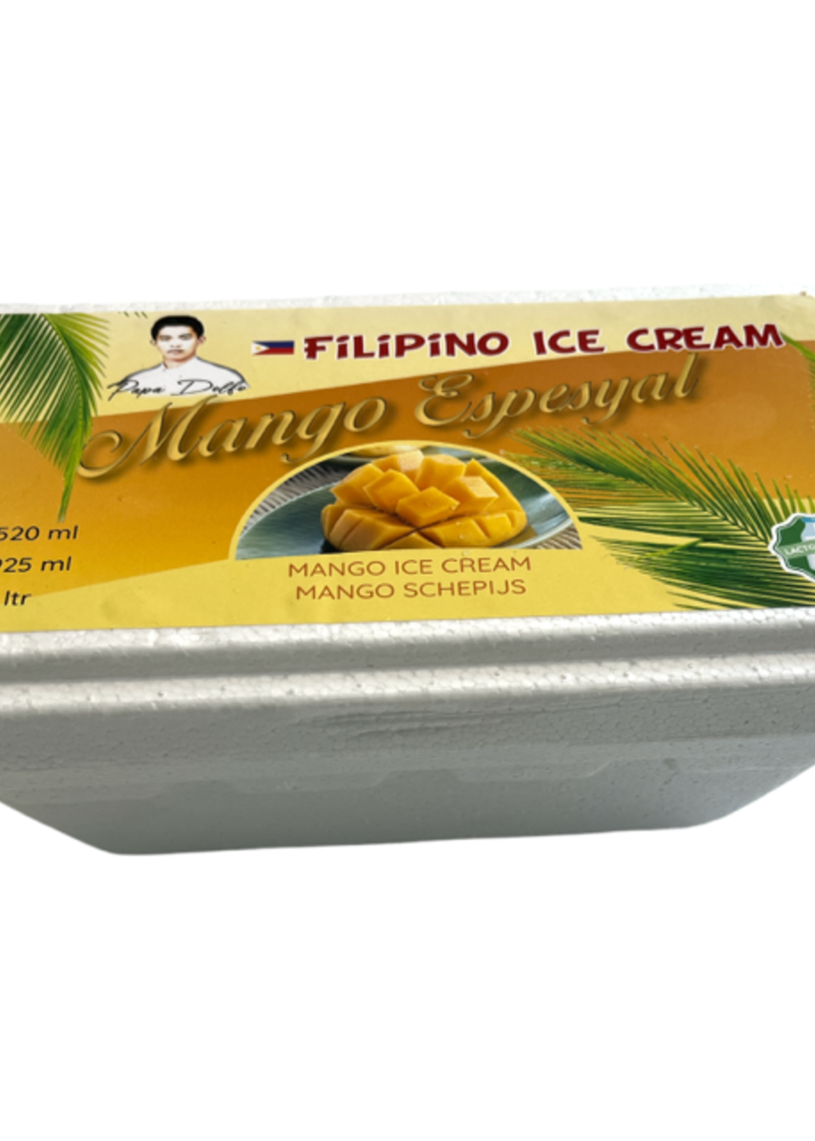 Papa Dolfo Papa Dolfo Mango Espesyal Filipino Ice Cream 1l