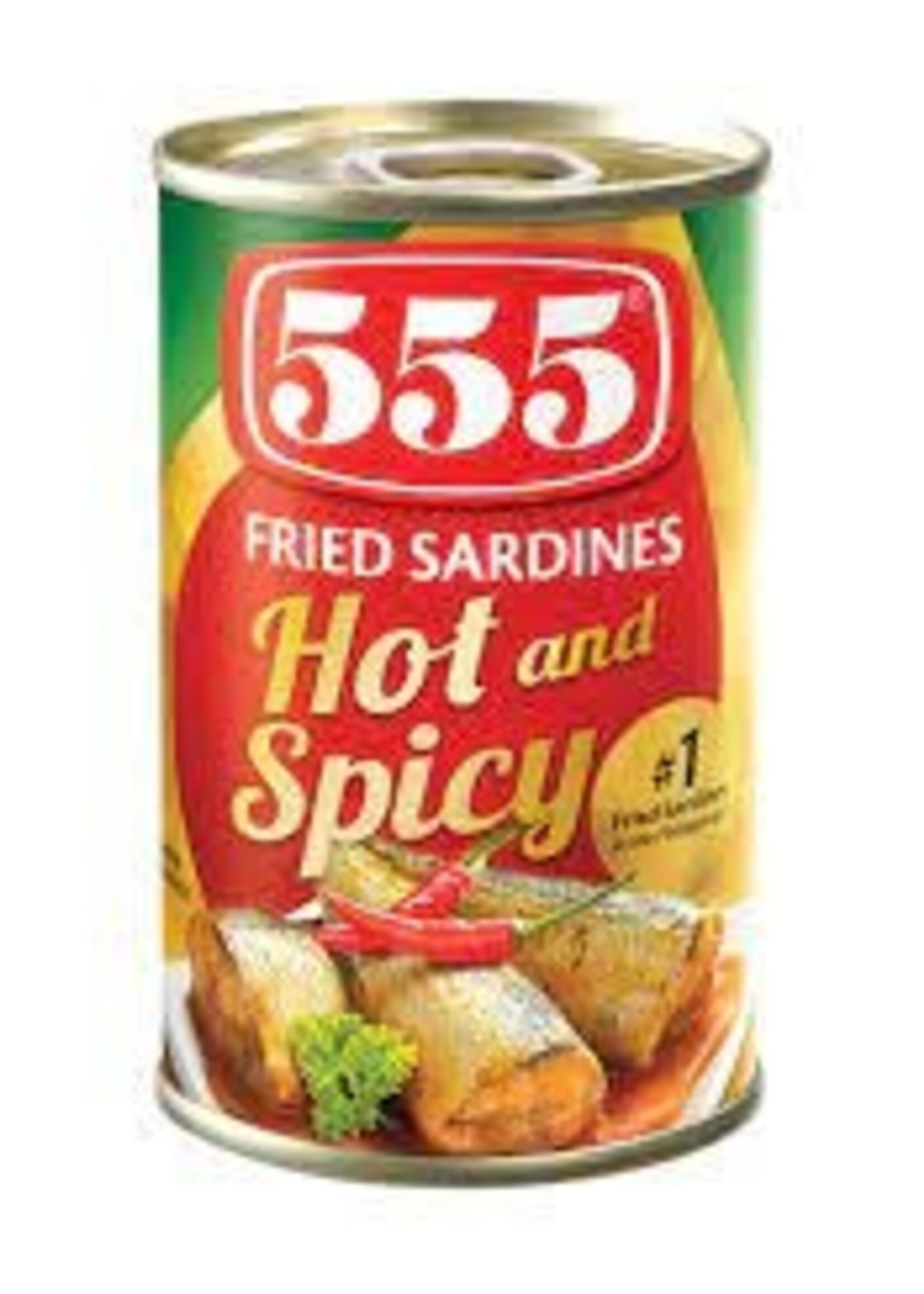 555 Sardines Fried Hot and Spicy 155g