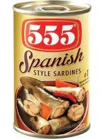 555 Sardines Spanish Style 155g