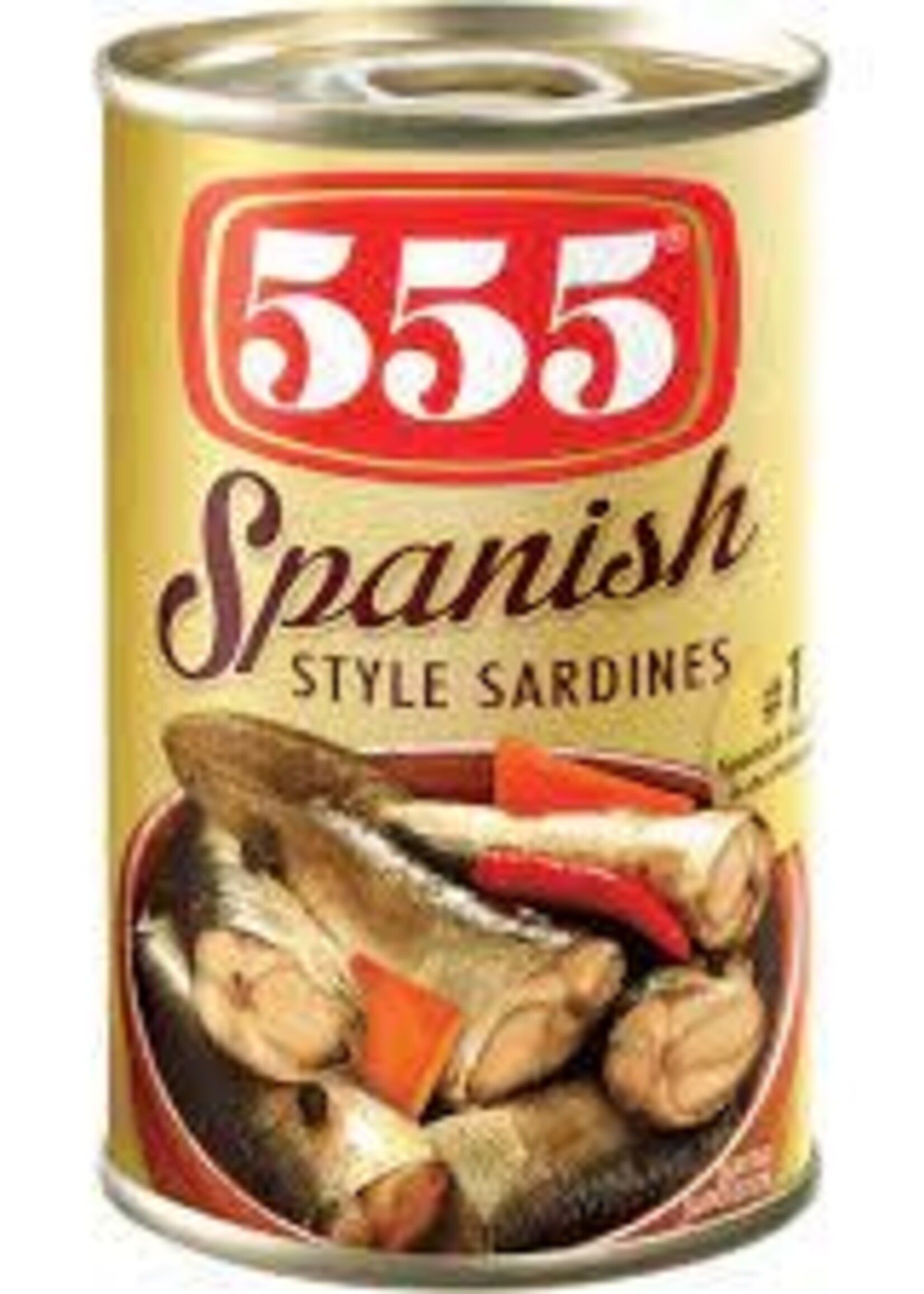 555 Sardines Spanish Style 155g