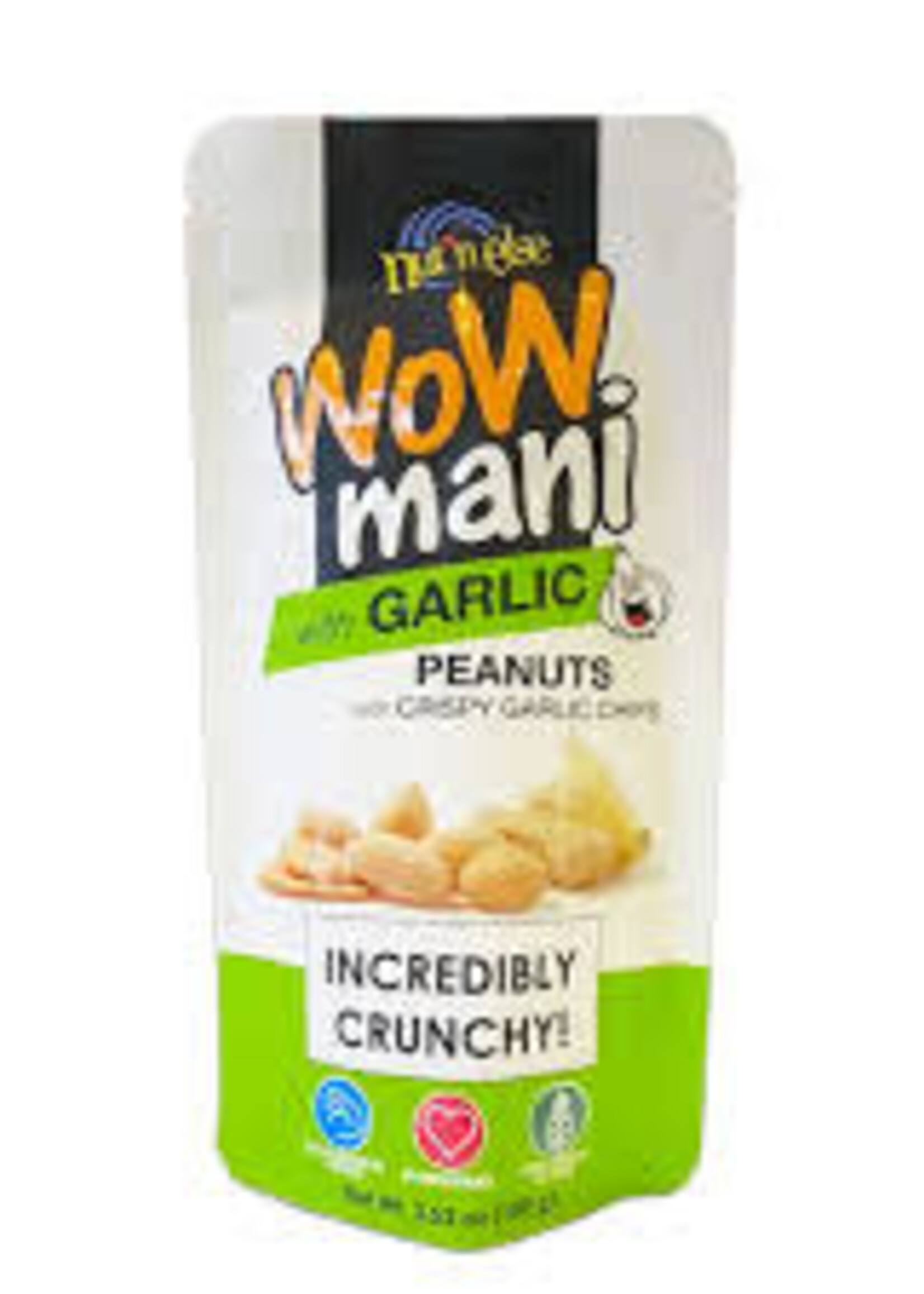 Wow Mani Wow Mani - Peanuts with Garlic Chips 100g