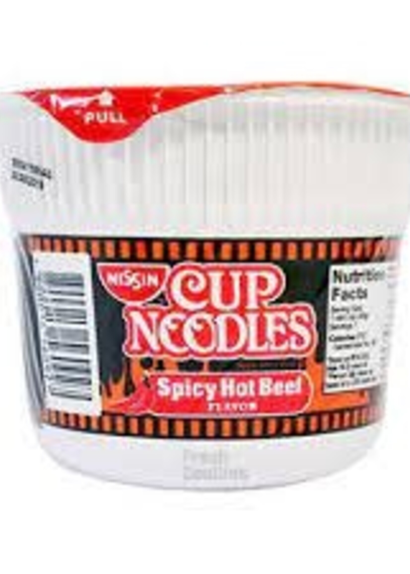 Nissin Nissin Cup Noodle Mini  Spicy Hot Beef 40gr