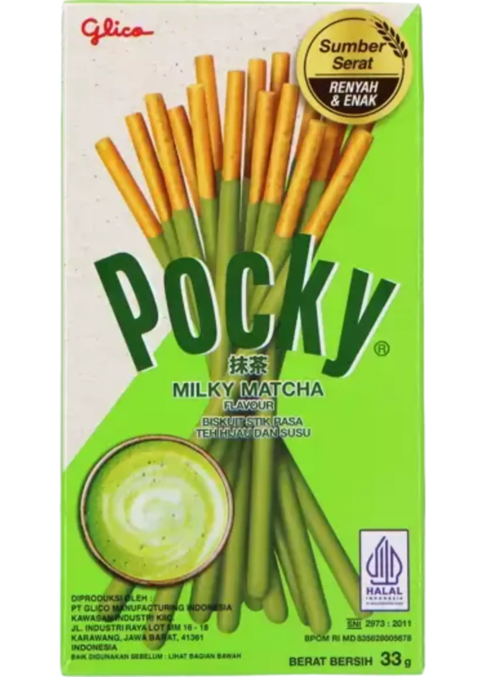 Glico Glico Pocky - Milky Matcha 33g