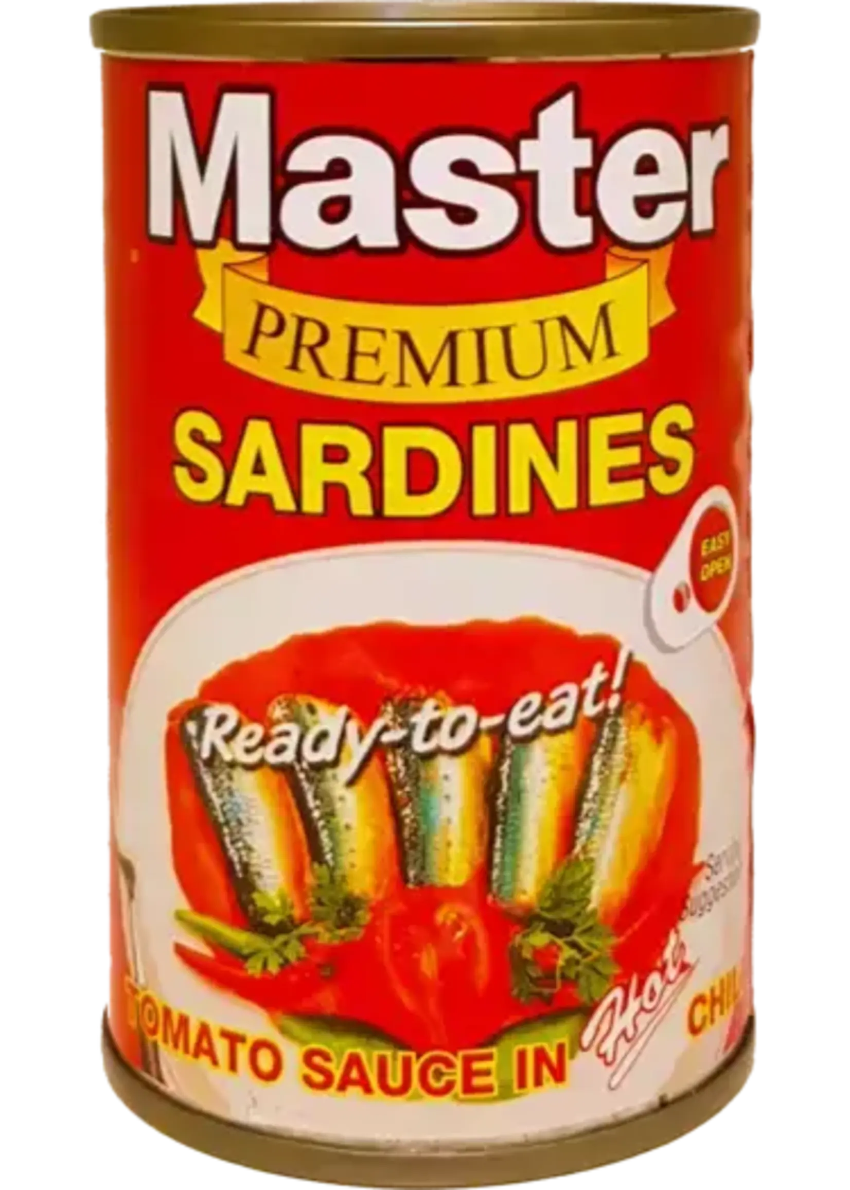 Master Master - Premium Sardines in Tomato Sauce Chili 155g