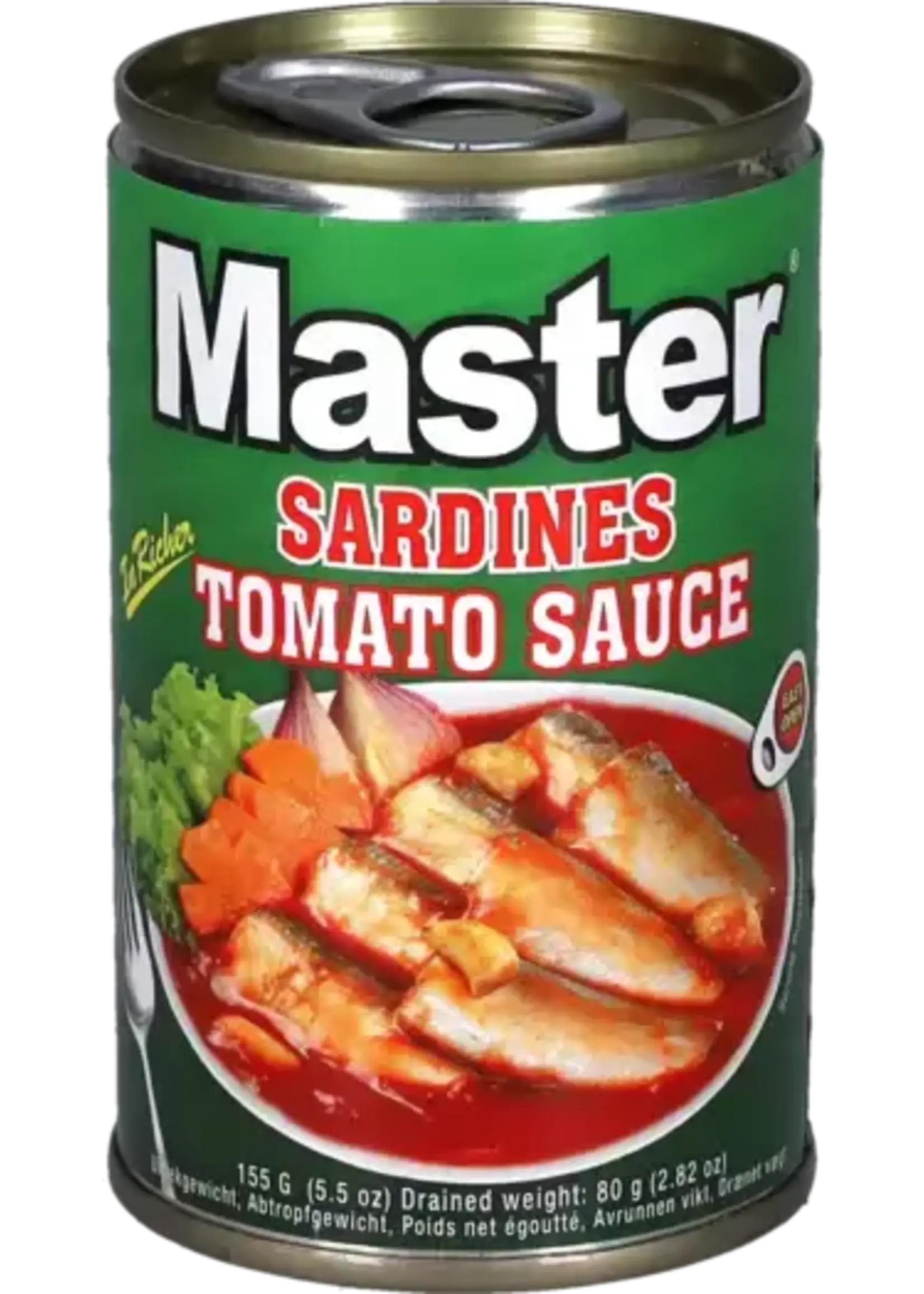 Master Master - Premium Sardines in Tomato Sauce 155g