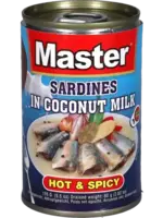 Master Master - Premium Sardines in Coconut Milk Gata 155g