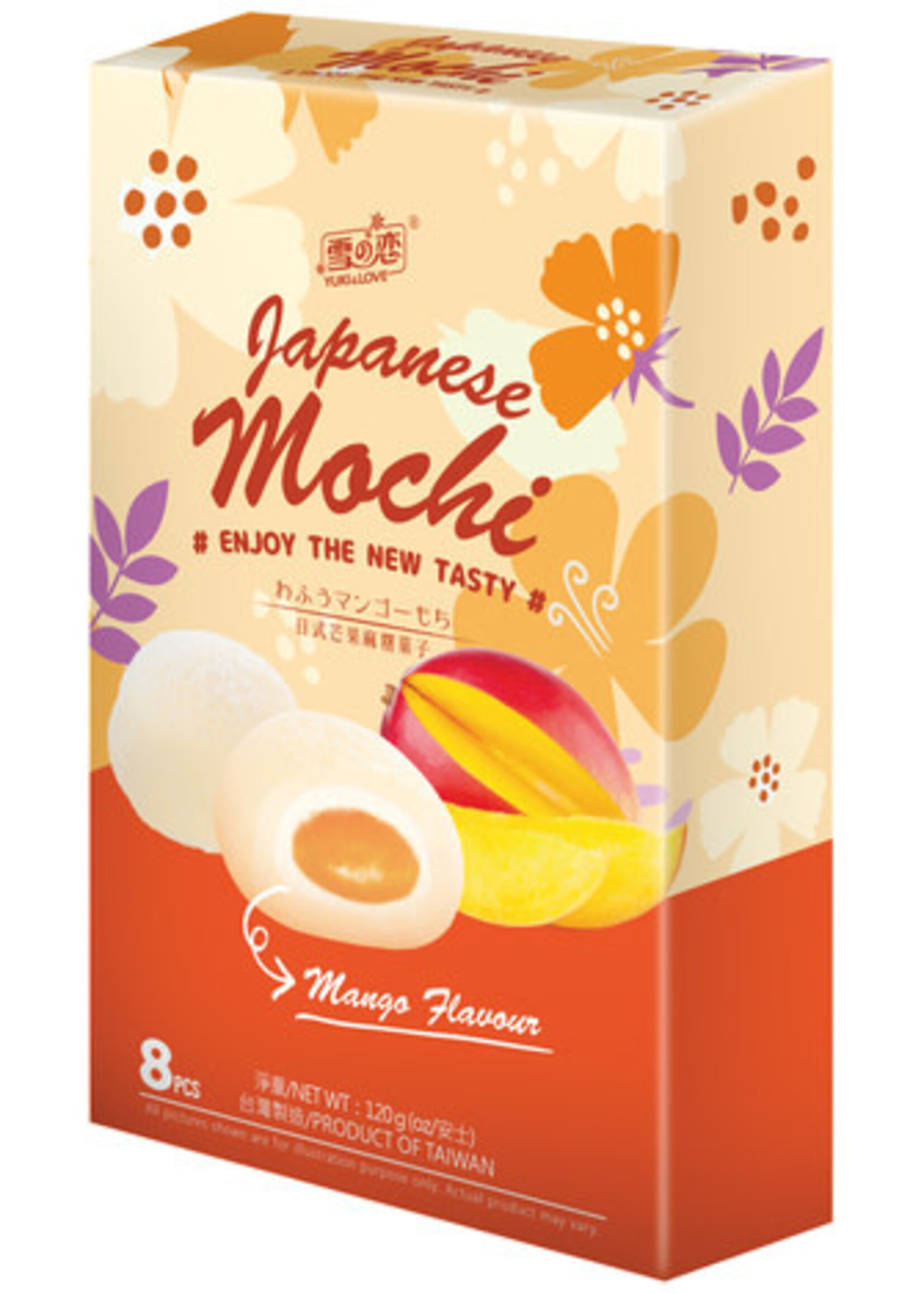 Yuki & Love Yuki & Love Mochi Rice Cake Mango 120g