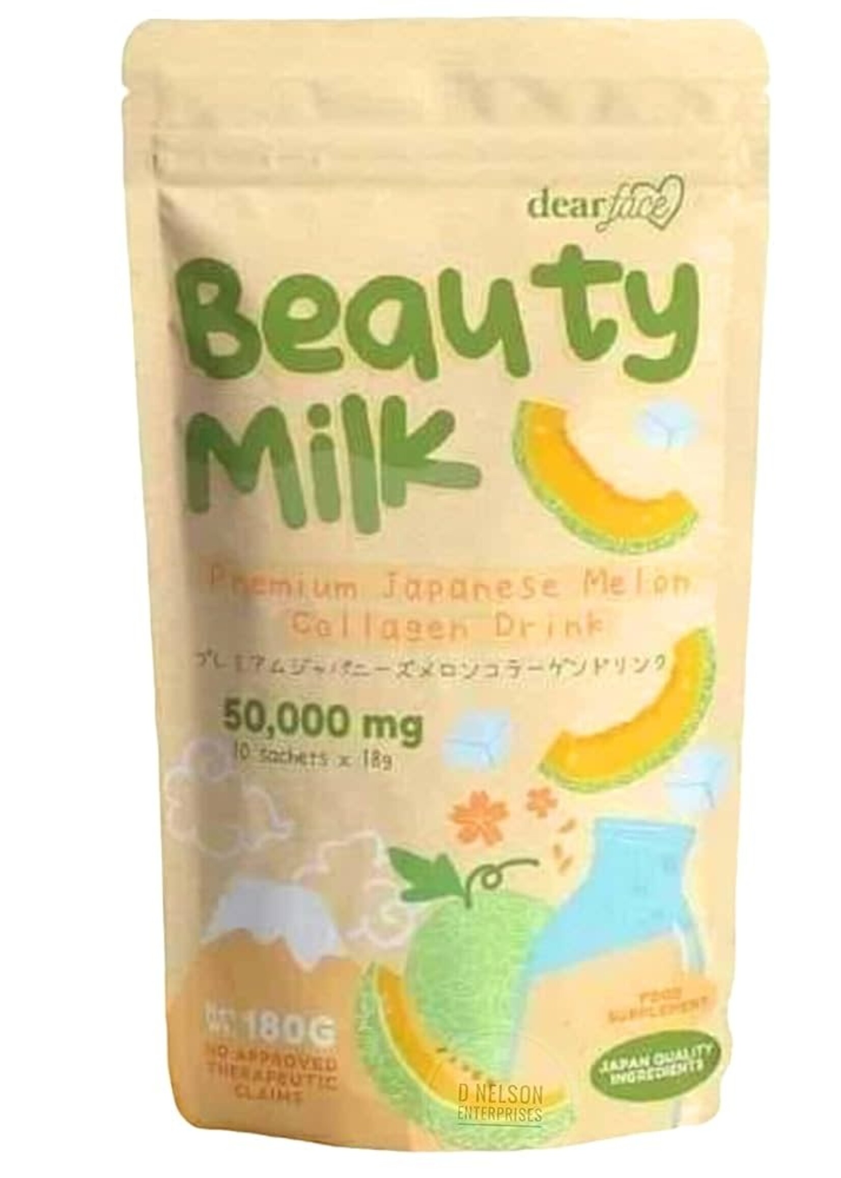 Dear Face Beauty Milk Premium Japanese Melon Collagen Drink