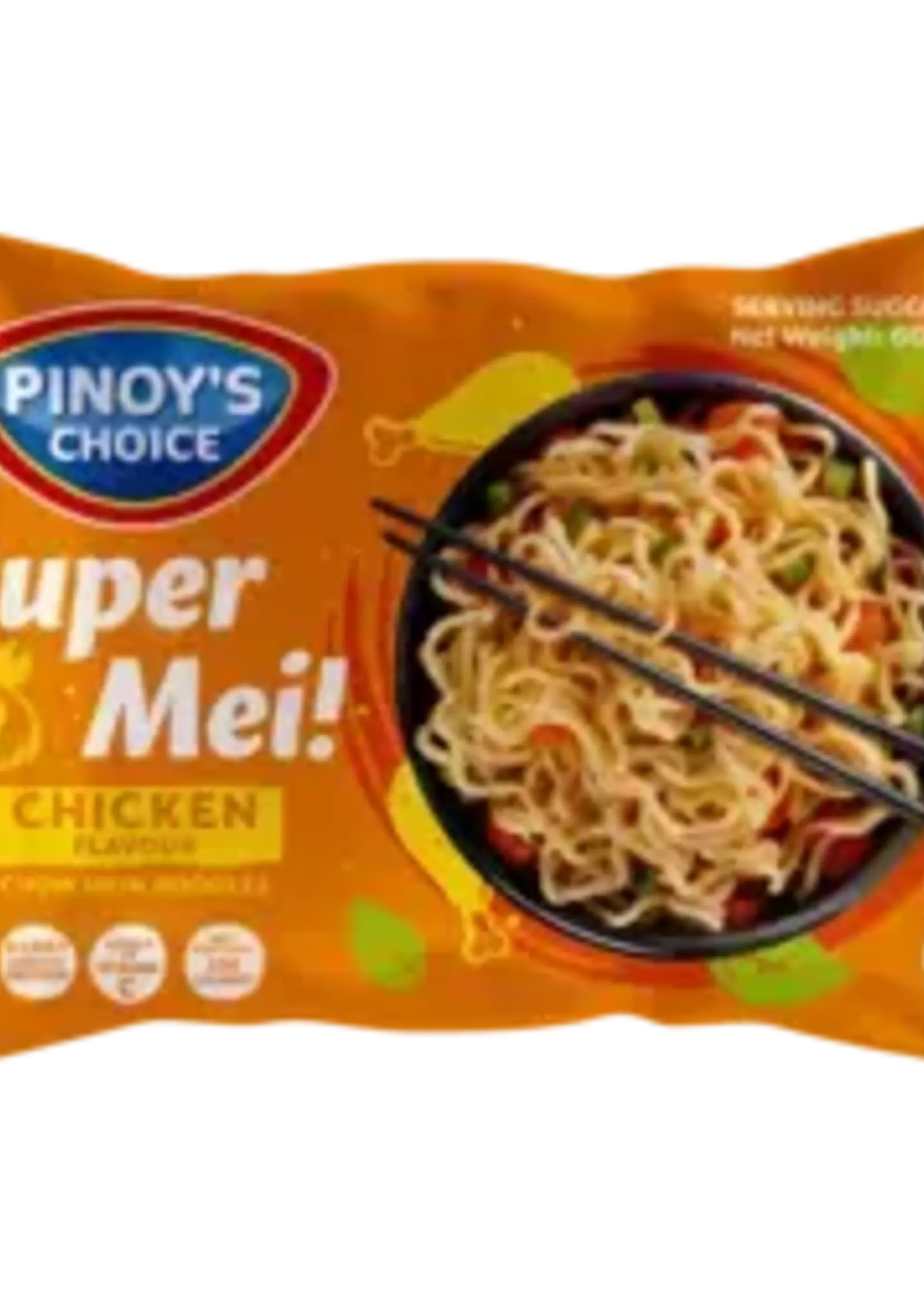 Pinoy's Choice Pinoy's Choice - Super Mei! Chow Mein Noodles - Chicken 60g