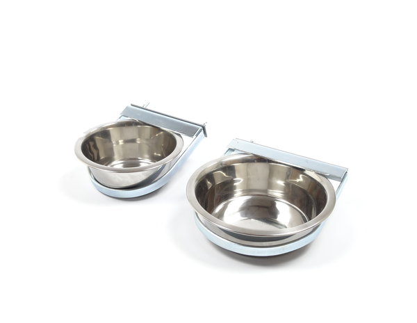 Hundos Drinkbak/Voerbak 0.75 liter met houder