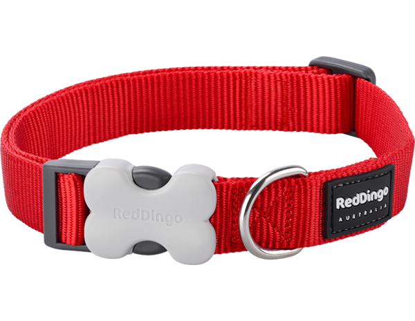 Red Dingo  Hondenhalsband Rood-L 25mmx41-63cm