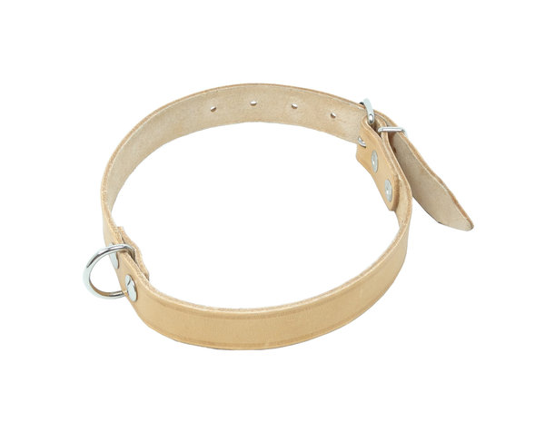 Kerbl Halsband  Leer 36-46 Cm beige