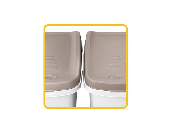 Stefanplast Voerton met klemsluiting, 40 liter