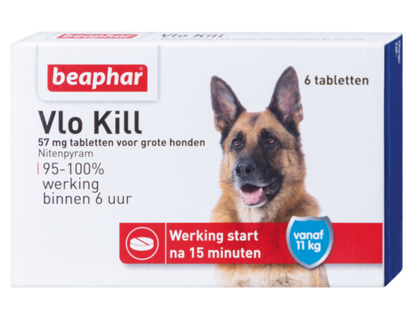 Beaphar Vlo Kill hond vanaf 11kg, 6 tabletten