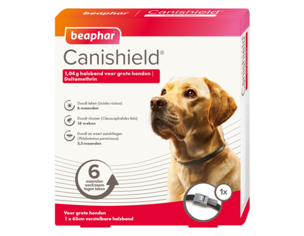 Beaphar Canishield vlooien/tekenband,  hond groot