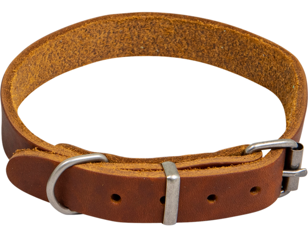 Animal Boulevard Hondenhalsband country leer 12mm, 24-32cm lang