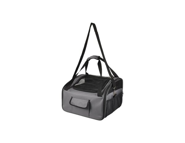 Flamingo Autostoel voor honden Ida grijs 44x34x32 cm.