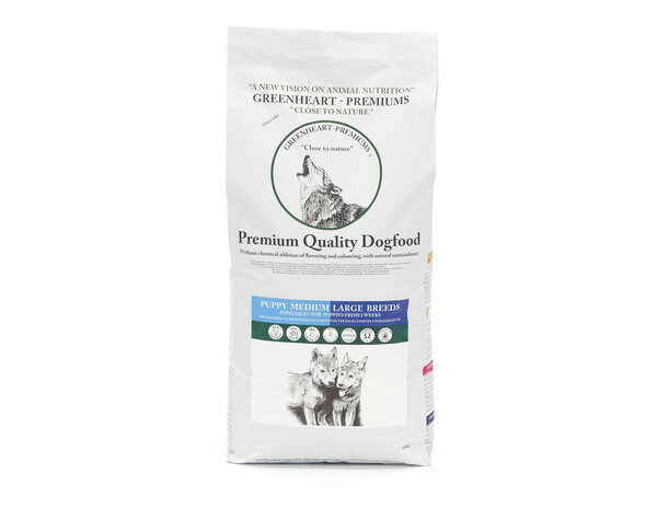 Greenheart-premiums Hondenvoer Puppy Medium  - Large Breeds