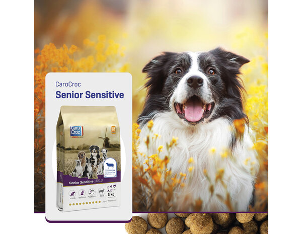 CaroCroc Hondenvoer Senior Sensitive  hondenbrokken