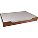 Flamingo Hondenmand met kussen hout 60x45x13 cm