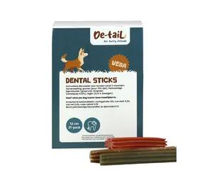 De-Tail Dental Sticks 12 cm vega doos 21 stuks