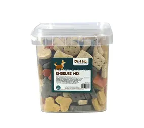 De-Tail Hondenkoekjes Engelse mix groot emmer 1300gram