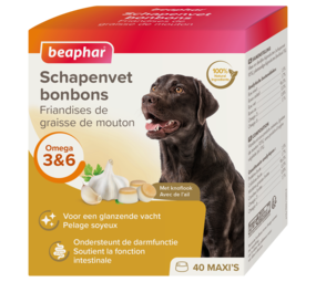 Beaphar Schapenvet Bonbons Knoflook