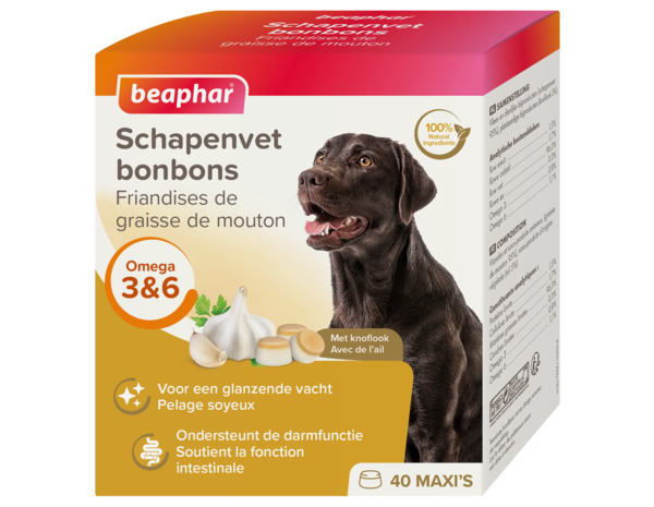 Beaphar Schapenvet Bonbons Knoflook