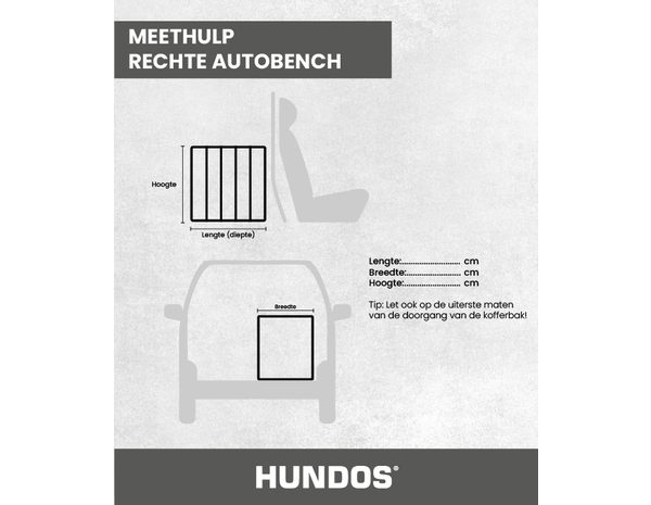 Maatwerk Aluminium Autobench Recht 1-vaks met mat en spijlen in de achterwand
