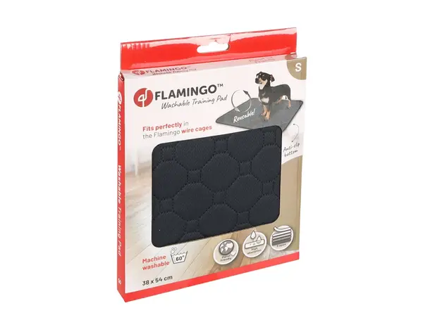 Flamingo Wasbare Trainingsmat Patsy Grijs  Antislip