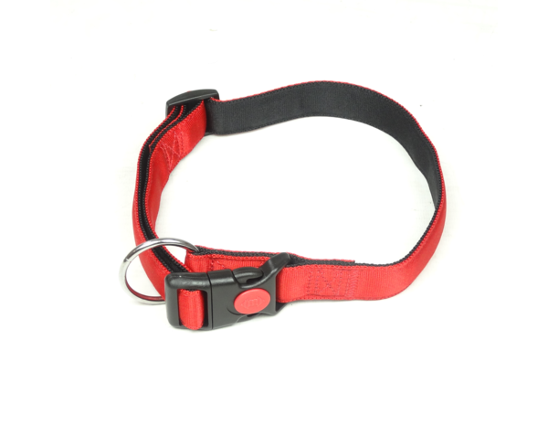 De-Tail Halsband Nylon 25 mm breed,  50-65 cm lang