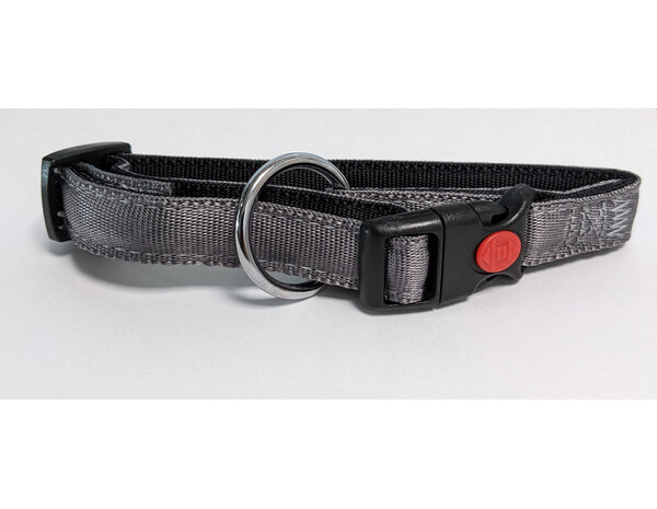 De-Tail Halsband Nylon 25 mm breed,  50-65 cm lang