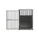 Hundos Autobench Recht model 100x47x67 cm met spijlen