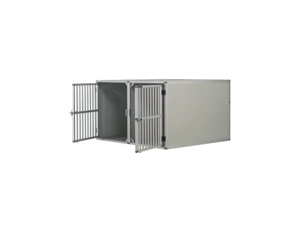 Hundos Autobench Recht Model Dubbel 100x110x67 met spijlen