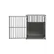 Hundos Autobench Recht model 100x55x67 cm met spijlen