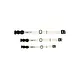 Axaeco Halsband Galaxy glow in the dark nooit meer opladen