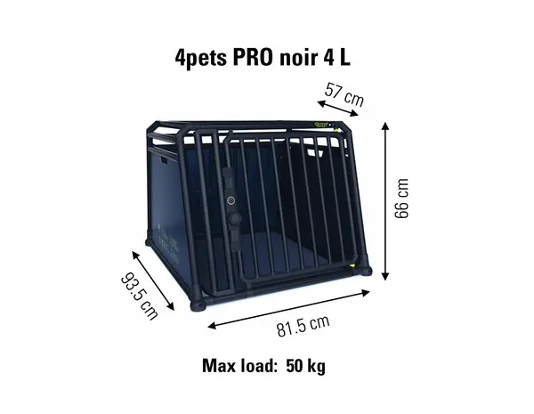 4 pets Autobench Pro Noir  4 Large