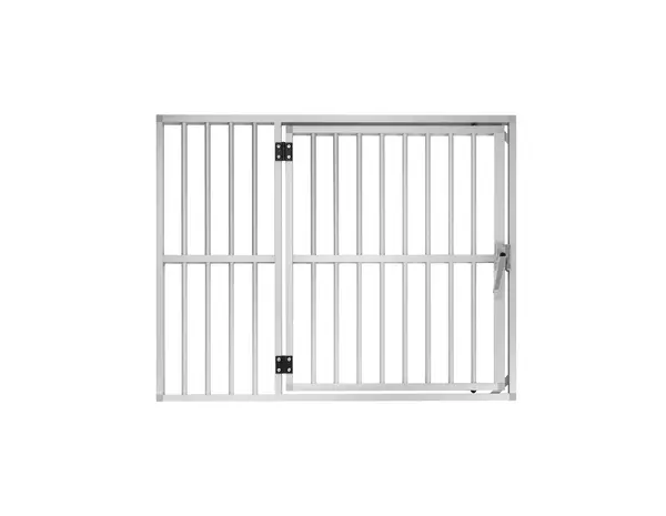 Hundos Aluminium paneel met deur rechts