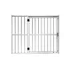 Hundos Aluminium paneel met deur rechts