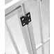 Hundos Aluminium paneel met deur rechts