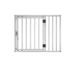 Hundos Aluminium paneel met deur links, 4 maten