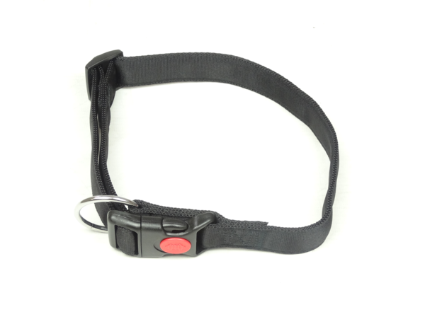 De-Tail Nylon halsband 25mm breed, 50-65cm lang